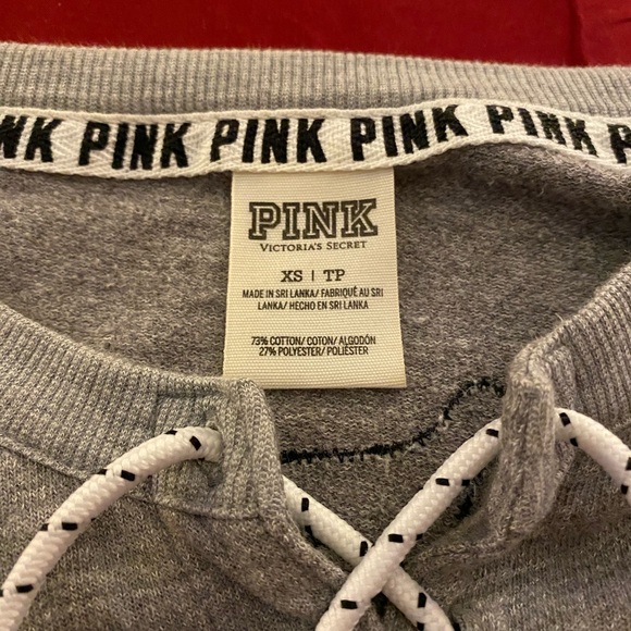 PINK lace up shirt - Picture 3 of 4